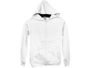 Juniors Medium White Zip Hoodie Set of 16 Apparel Outerwear Wholesale