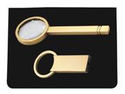 Gold Black Magnifier And Key Chain Set 6 3 4 x 5 3 4 x 1 1 2
