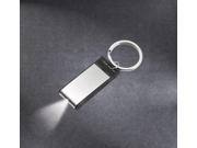 Silver Green Key Chain With Led Light 1 x 3 3 4 x 1 4