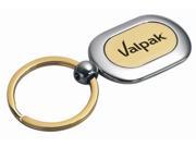 Silver Gold Key Chain With Gold Plate 1 1 4 x 3 1 4 x 1 4