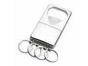 Silver Key Chain With Bottle Opener Set