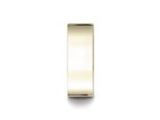 Benchmark 14K Yellow Gold 8 Mm Traditional Flat Ring Band