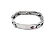 Men's Stainless Steel 316 Medical ID Bracelet 567-ssb00199 Men's Stainless Steel 316 Medical ID Bracelet 567-ssb00199