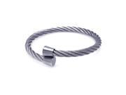 Women s Stainless Steel 316 Bangle Bracelet 567 sbb00016