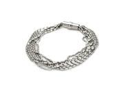 Sterling Silver 925 Italian Bead Chain Bracelet 7 567 itb00030rd