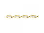 10K Yellow Gold 0.50 Ctw Diamond Fashion Bracelet