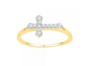 10K Yellow Gold 0.12 Ctw Diamond Fashion Ring 10K Yellow Gold 0.12 Ctw Diamond Fashion Ring