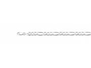 925 Sterling Silver Figaro Chain 150 5.5Mm