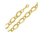 14k Yellow Gold Designer Link Bracelet Length 8 ; Measures 12.0mm; Weight 6.8 Grams Approx.