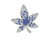 Swarovski Crystal Leaf Brooch Pin 1 2 x 1 3 4 Gift Boxed
