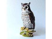Enamel Swarovski Crystal Owl Keepsake Box 3 1 4 x 1 3 4 Gift Boxed