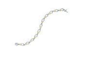 1 8 Carat Diamond 10k Two Tone Gold Fashion Link Bracelet