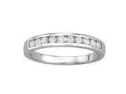 1 4 Carat Diamond 14k White Gold Anniversary Wedding Ring Band