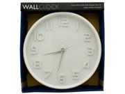 Wholesale Set of 4 White On White Wall Clock Home Decor Clocks 16.79 set delivered
