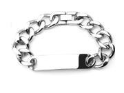 Stainless Steel Chain ID Bracelet