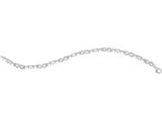 925 Sterling Silver 0.03 ctw Diamond Fashion Bracelet