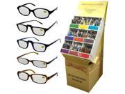 Fashionable Reading Glasses Display Set of 360 Vision Care Reading Glasses Wholesale