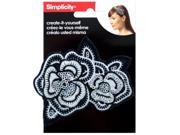 simplicity embroidered sequin flower headband accent Set of 72 Hair Care Hair Bands Scrunchies Wholesale