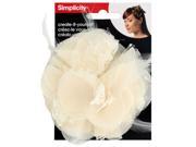 simplicity lace feather flower accent Set of 24 Hair Care Hair Bands Scrunchies Wholesale