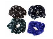 Butterfly Layered Chiffon Scrunchi Set of 24 Hair Care Hair Bands Scrunchies Wholesale