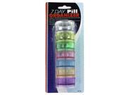 7 day pill organizer Set of 72 Health Care Pill Boxes Splitters Wholesale