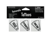24 pack white tattoos Set of 24 Toys Tattoos Wholesale