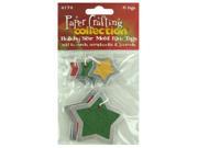 Star metal rim tags pack of 6 Set of 30 Scrapbooking Vellum Tags Wholesale