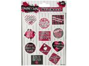 Stupid Cupid Stickers Set of 150 Scrapbooking Stickers Wholesale