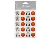 Basketball and All Star Jersey Stickers Set of 24 Scrapbooking Stickers Wholesale