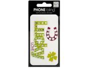Lucky Love Phone Bling Removable Sticker Set of 72 Scrapbooking Stickers Wholesale
