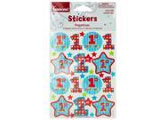 4 sheet 1st birthday stickers Set of 48 Scrapbooking Stickers Wholesale