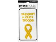 Support Our Troops Phone Stones Stickers Set of 72 Scrapbooking Stickers Wholesale