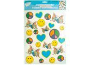 Iron On Peace Love Joy Transfers Set of 24 Scrapbooking Stickers Wholesale