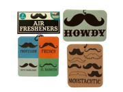 Chocolate Scented Mustache Air Freshener Set of 96 Automotive Supplies Auto Air Fresheners Wholesale