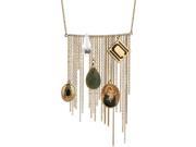 Authentic Nikki Chu Gold Tone Opera Length Tassle Necklace Set of 1 Jewelry Necklaces Wholesale