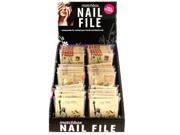 Nail File Matchbook Counter Top Display Set of 36 Cosmetics Nail Tools Wholesale