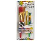 Artist Flat Paint Brush Set Set of 72 Crafts Painting Wholesale