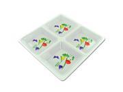 Four Section Plate Set of 24 Kitchen Dining Dinnerware Wholesale