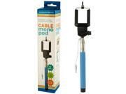 Cable Monopod Stick With Push Button Set of 8 Electronics Photography Wholesale
