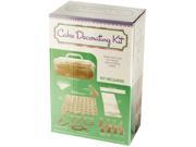 Cake Decorating Kit with Caddy Set of 8 Kitchen Dining Baking Supplies Wholesale