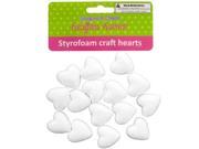 Styrofoam Craft Hearts Set of 12 Crafts Styrofoam Wholesale