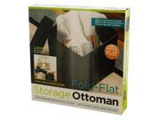Fold Flat Storage Ottoman Set of 2 Household Supplies Storage Organization Wholesale