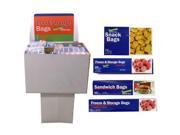 Sandwich Freezer Bag Display Set of 180 Kitchen Dining Food Storage Wholesale