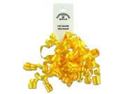yellow mini curl bow Set of 180 Gift Wrapping Bows Ribbons Wholesale
