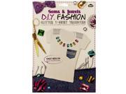 Do It Yourself Glitter T Shirt Iron On Transfers Set of 24 Crafts Craft Embellishments Wholesale