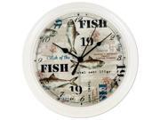 Fishing Theme Clock Set of 24 Home Decor Clocks Wholesale