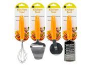 Kitchen Tool with Bright Orange Handle Set of 4 Kitchen Dining Kitchen Tools Utensils Wholesale