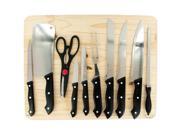 Chef Knife Set with Wooden Cutting Board Set of 6 Kitchen Dining Kitchen Tools Utensils Wholesale