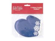 Holiday Fun kid s mitten napkin holders pack of 8 Set of 48 Party Supplies Party Napkins Wholesale