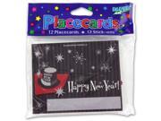 New Year s placecards pack of 12 Set of 144 Party Supplies Place Cards Wholesale